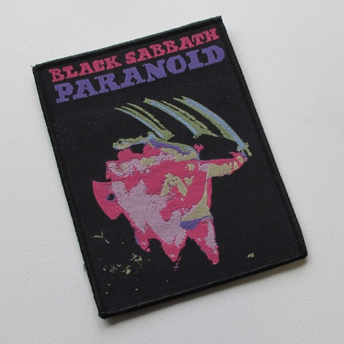 BLACK SABBATH - Paranoid [black] -- Woven Patch.jpg
