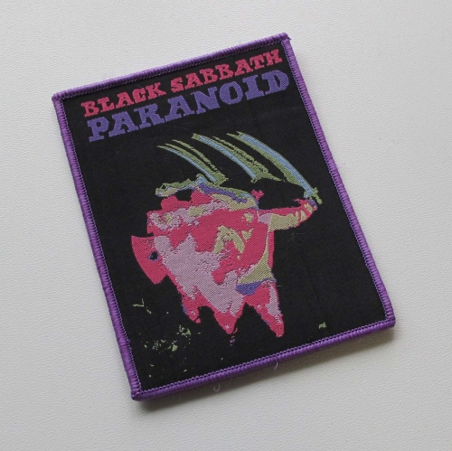 BLACK SABBATH - Paranoid [purple] -- Woven Patch.jpg
