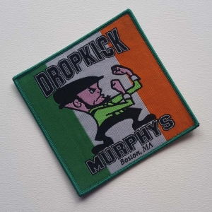 DROPKICK MURPHYS - Boston irish [green] -- Woven Patch