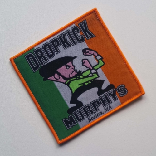 DROPKICK MURPHYS - Boston irish [orange] -- Woven Patch.jpg