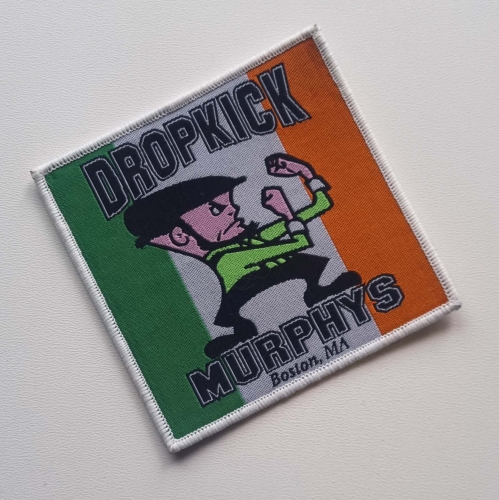 DROPKICK MURPHYS - Boston irish [white] -- Woven Patch.jpg