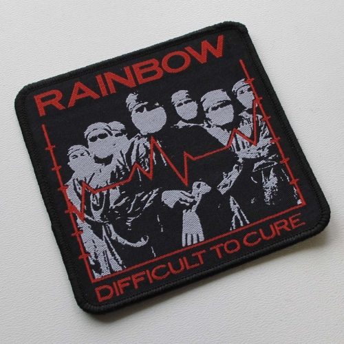 RAINBOW - Difficult to cure [black] -- Woven Patch.jpg