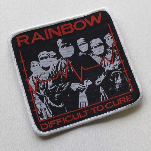 RAINBOW - Difficult to cure [white] -- Woven Patch.jpg