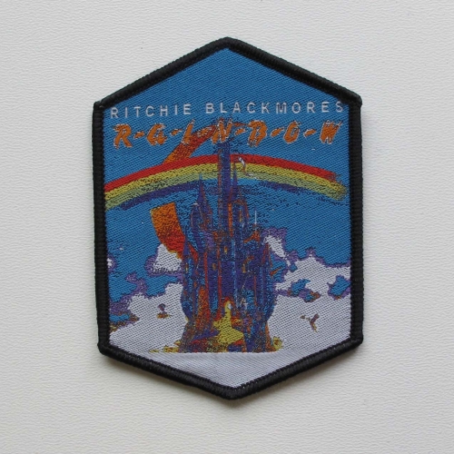 RITCHIE BLACKMORE'S RAINBOW - Hexagon [black] -- Woven Patch.jpg