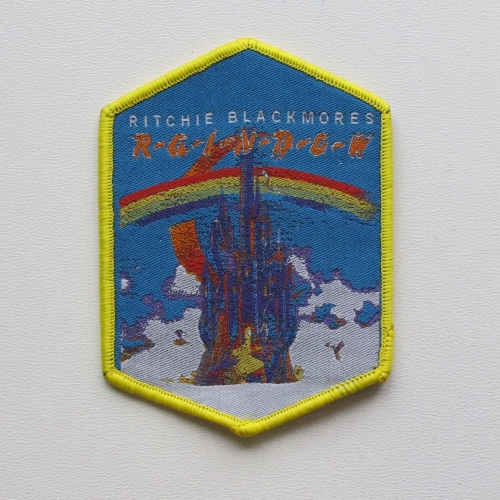 RITCHIE BLACKMORE'S RAINBOW - Hexagon [yellow] -- Woven Patch.jpg