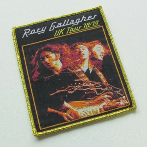 Naszywka RORY GALLAGHER - UK Tour 1879 [gold]
