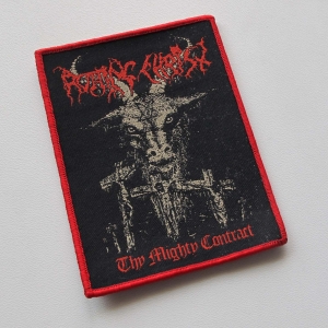 ROTTING CHRIST - Red Thy mighty contract [red] -- Woven Patch