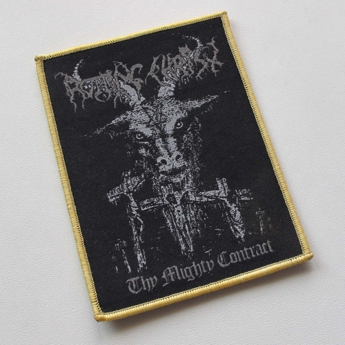 ROTTING CHRIST - White Thy mighty contract [yellow] -- Woven Patch.jpg