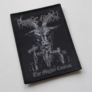 ROTTING CHRIST - White Thy mighty contract [black] -- Woven Patch
