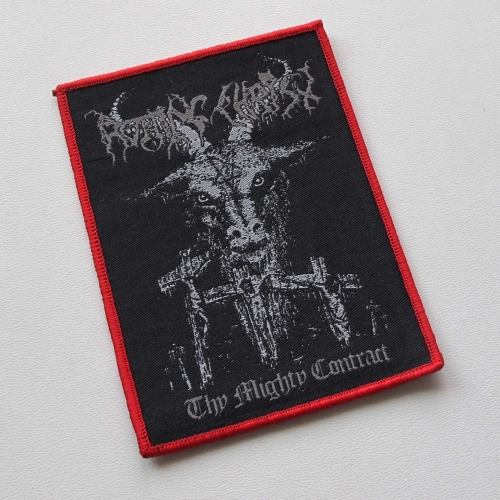 ROTTING CHRIST - White Thy mighty contract [red] -- Woven Patch.jpg