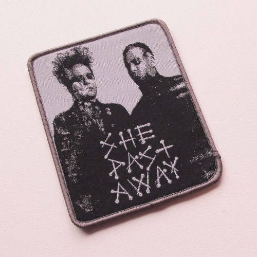 SHE PAST AWAY - Part time punks session [green] -- Woven Patch.jpg