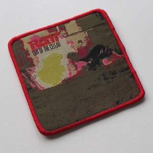 RATT - Out of the cellar [red] -- Woven Patch