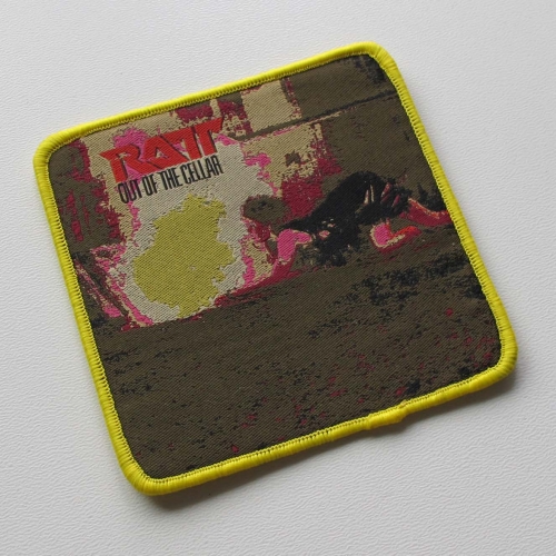 RATT - Out of the cellar [yellow] -- Woven Patch.jpg