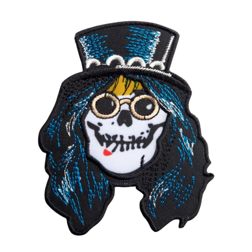 SLASH SKULL [iron on] -- Embroidered Patch.jpg