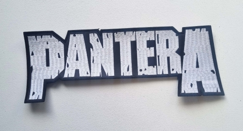 PANTERA - New logo [white] -- Embroidered Backpatch.jpg