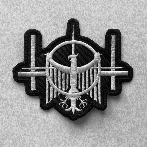 KAEVUM - Logo [shaped] -- Embroidered Patch.jpg