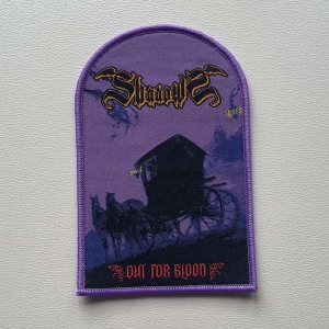 SHADOWS - Out For Blood [purple] -- Woven Patch