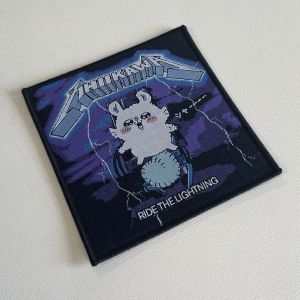 CHIKAWA - Ride the Lightning [black] -- Woven Patch