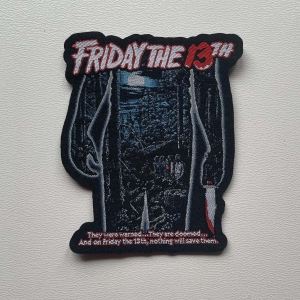 FRIDAY THE 13TH - They were warned - Woven Patch