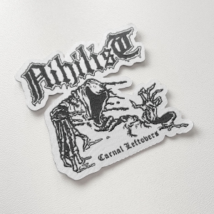 Naszywka Tkana NIHILIST - Carnal Leftovers [white]