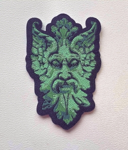 TYPE O NEGATIVE - Green Man [laser cut] -- Woven Patch