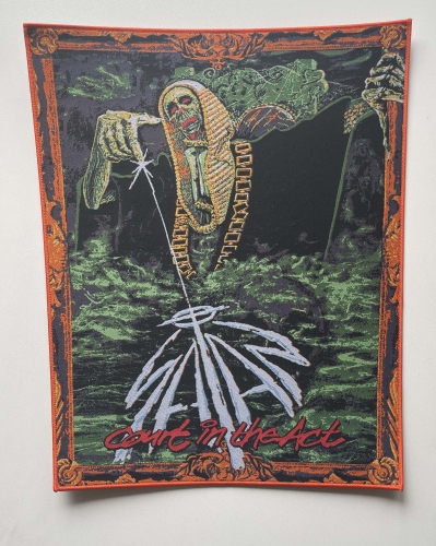 SATAN - Court in the Act [orange] -- Woven Backpatch.jpg
