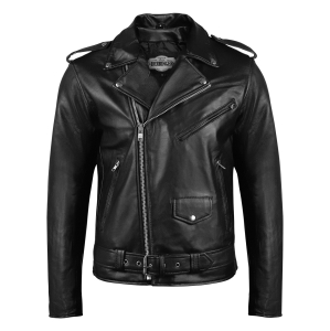 RAMONES jacket - PREMIUM ANILINA BLACK