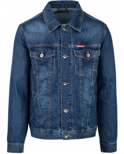 Men's Dark Denim Jacket Stanley Jeans