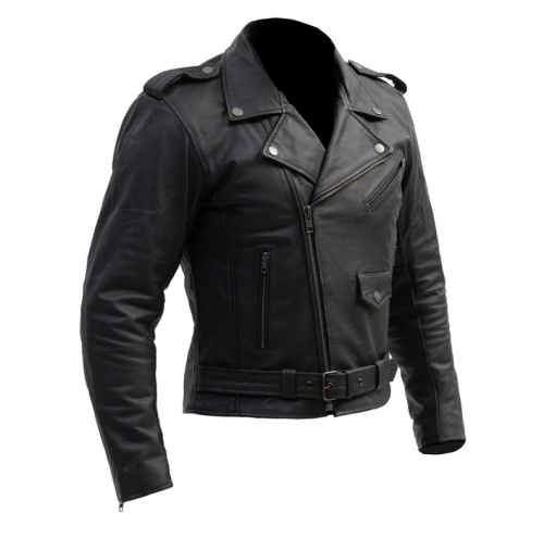 Kurtka skórzana BROGER ROCKER BLACK czarny 1.png