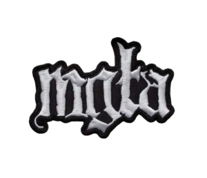 MGŁA - Logo Shaped -- Embroidered Patch