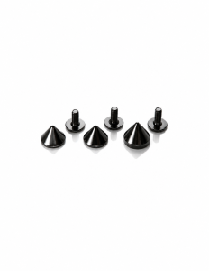 Metal Studs - Cones [black] [10 pcs]