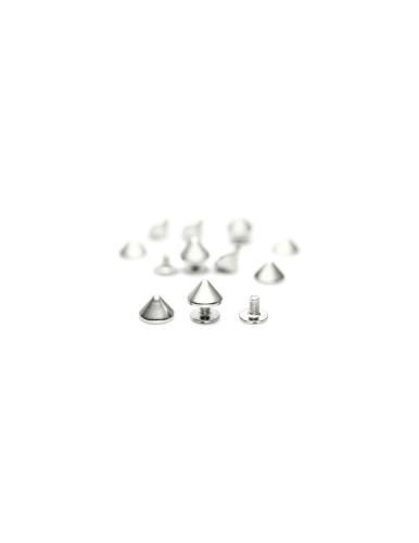 Metal Studs - Cones [silver] [10 pcs].jpg