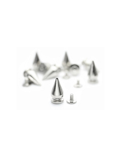 Metal Studs - High Cones [silver] [10pcs].jpg