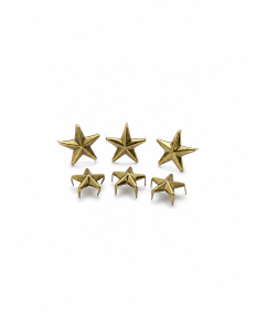 Metal Studs - Stars [antic gold] [50 pcs]
