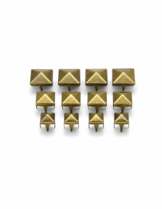 Metal Studs - Pyramids [antic gold] [50 pcs]
