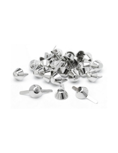 Metal Studs - Cone-shaped studs [silver] [50 pcs]