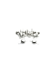 Metal Studs - Studs, bosses, and knobs [silver] [50 pcs]