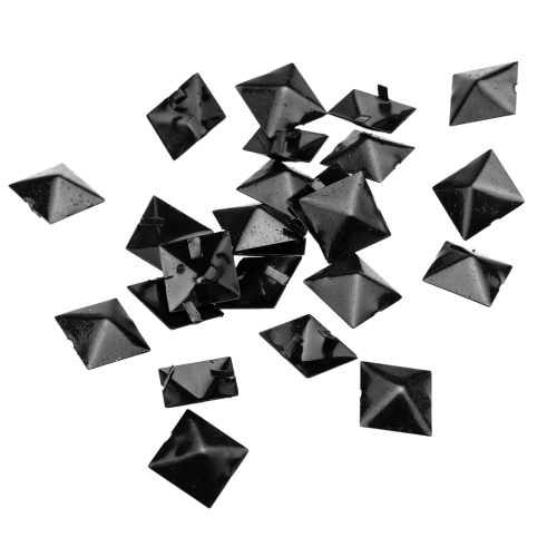 Metal Studs - Pyramids Large [black] [25 pcs].jpg