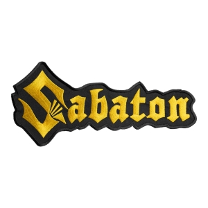 SABATON - Logo [iron on] -- Embroidered Backpatch
