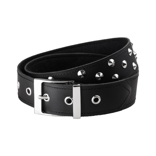 Leather Belt - 3-row cone stud belt.jpg