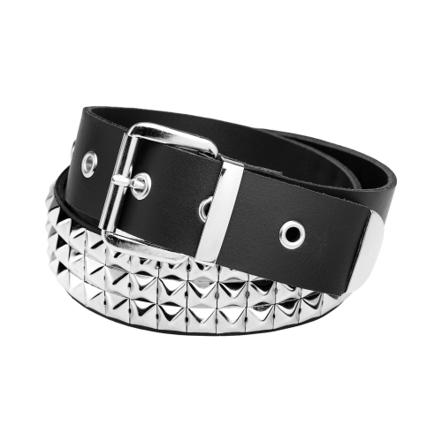Leather Belt - 3-row studded belt (dense pyramid studs).jpg
