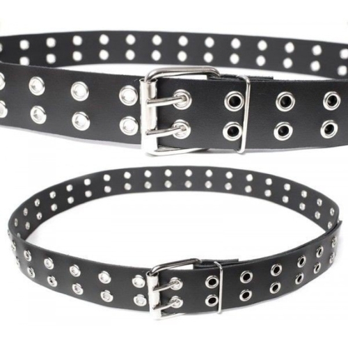 Leather Belt - Double-row grommet belt.jpg