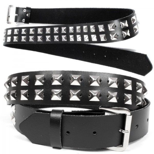Leather Belt - Double-row pyramid stud belt.jpg