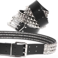 Leather Belt - PYRAMID 3-row studded belt #2.jpg