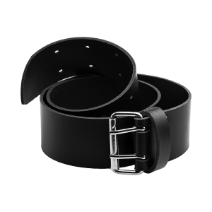 Leather Belt - Smooth military officer's belt