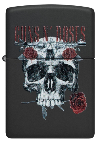GUNS N' ROSES - FLOWER SKULL -- Zippo Lighter 1.jpg