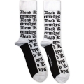 DEAD KENNEDY - GOTHIC LOGO [white] -- Socks 1.jpg