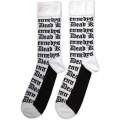 DEAD KENNEDY - GOTHIC LOGO [white] -- Socks 2.jpg