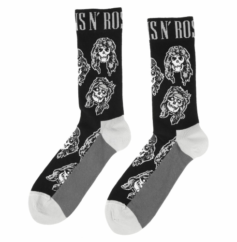 GUNS N' ROSES - SKULLS BAND MONOCHROME -- Socks 1.jpg