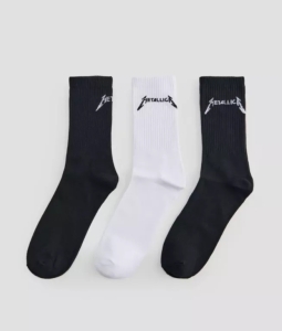 METALLICA - 3 Pair Pack -- Socks